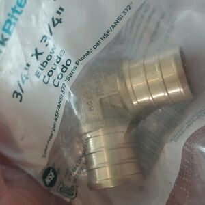 Sharkbite 3/4" × 3/4" elbow lead free